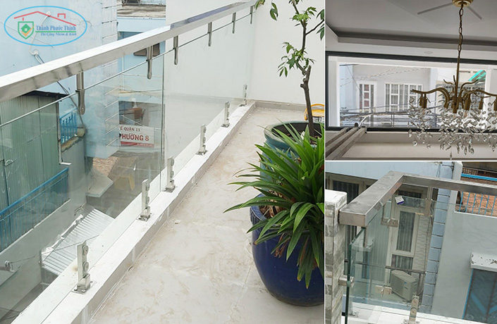 Thiết Kế Thi Công Hệ Cửa, Lan Can Kính Nhà Phố Xóm Đất - Q.11, TP Hồ Chí Minh